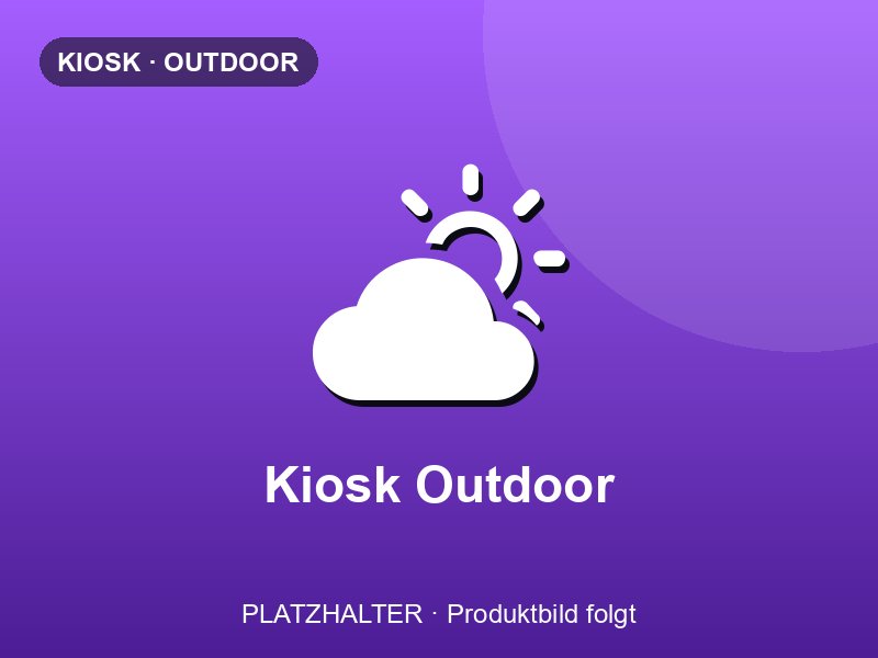 Outdoor-Bestellkiosk